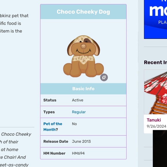 Webkinz Choco Cheeky Dog HM694 - Picture 2 of 11